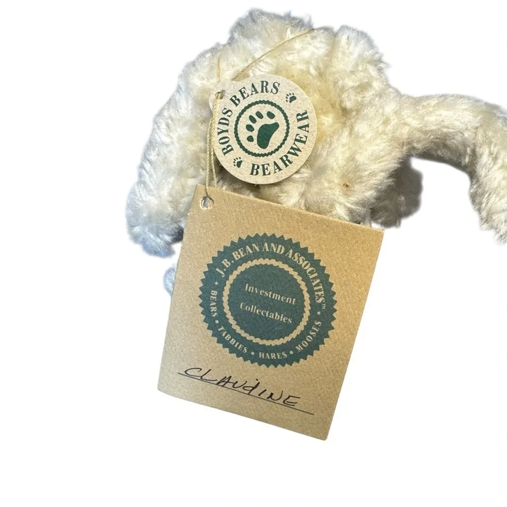 NWT New Vintage 1990 Boyds Bear Claudine de la Plumtete Kitty Cat